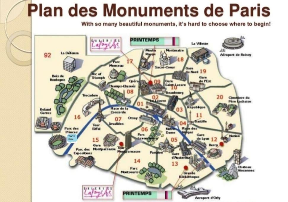 Appartement Paris, Tour Eiffel, Champs Elysees *